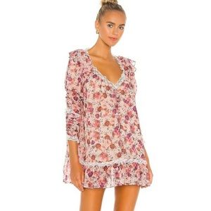 For Love & Lemons Evie Swing Dress Size S